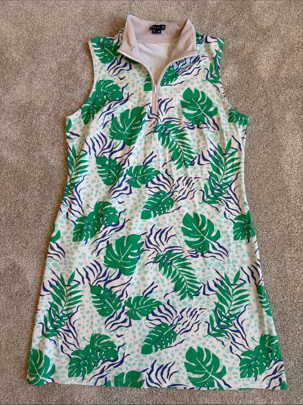 Melly M Palm Golf Dress Medium
